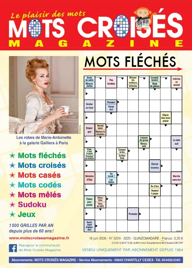Mots Croisés Magazine N°3224-3225 (18 juin 2026)