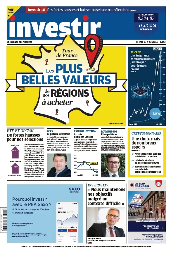 1001Ebooks - Investir N°2738 (27 Juin 2026) Investir N°2738 (27 Juin 2026)