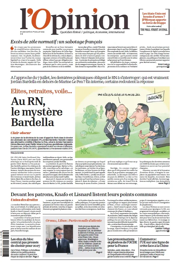 1001Ebooks - L'Opinion (1er Juillet 2026) L'Opinion (1er Juillet 2026)