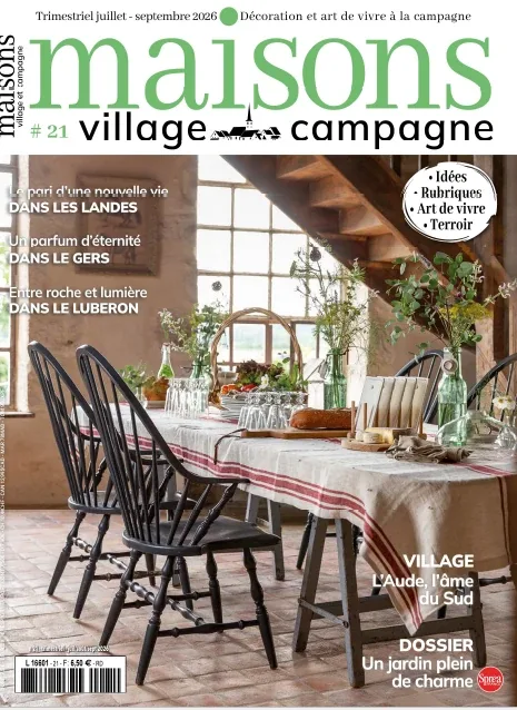 1001Ebooks - Maisons Village Campagne N°21 (Juillet-Septembre 2026) Maisons Village Campagne N°21 (Juillet-Septembre 2026)