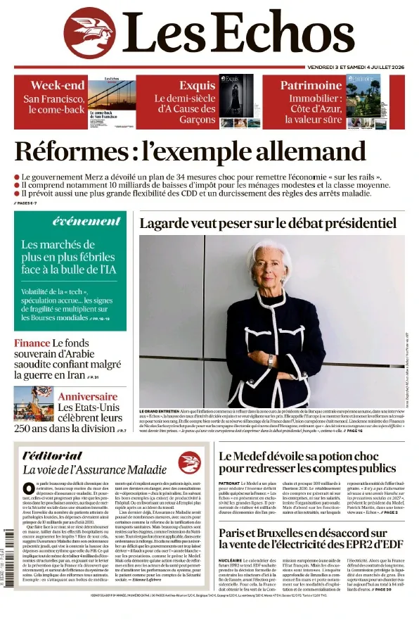 1001Ebooks - Les Échos (03-04 Juillet 2026) Les Échos (03-04 Juillet 2026)