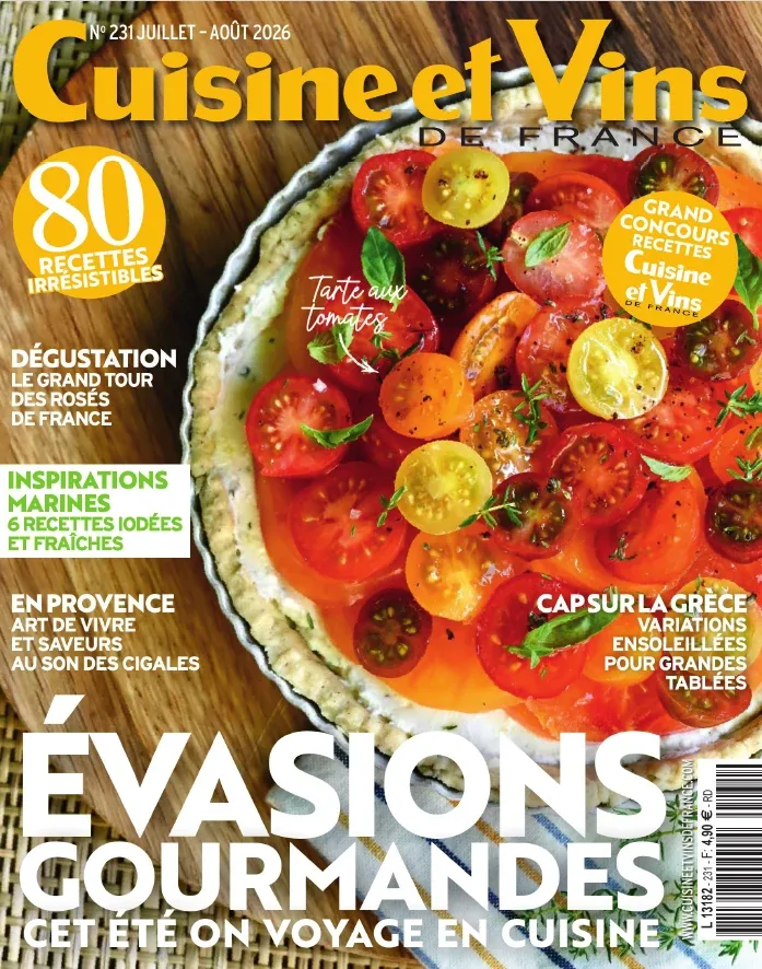 1001Ebooks - Cuisine et Vins de France N°231 (Juillet-Août 2026) Cuisine et Vins de France N°231 (Juillet-Août 2026)