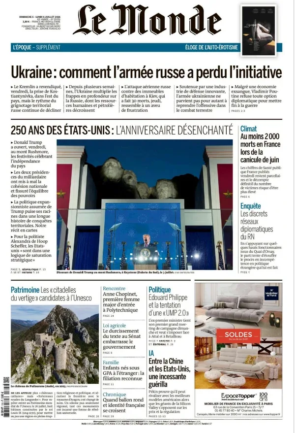 1001Ebooks - Le Monde (05-06 Juillet 2026) Le Monde (05-06 Juillet 2026)