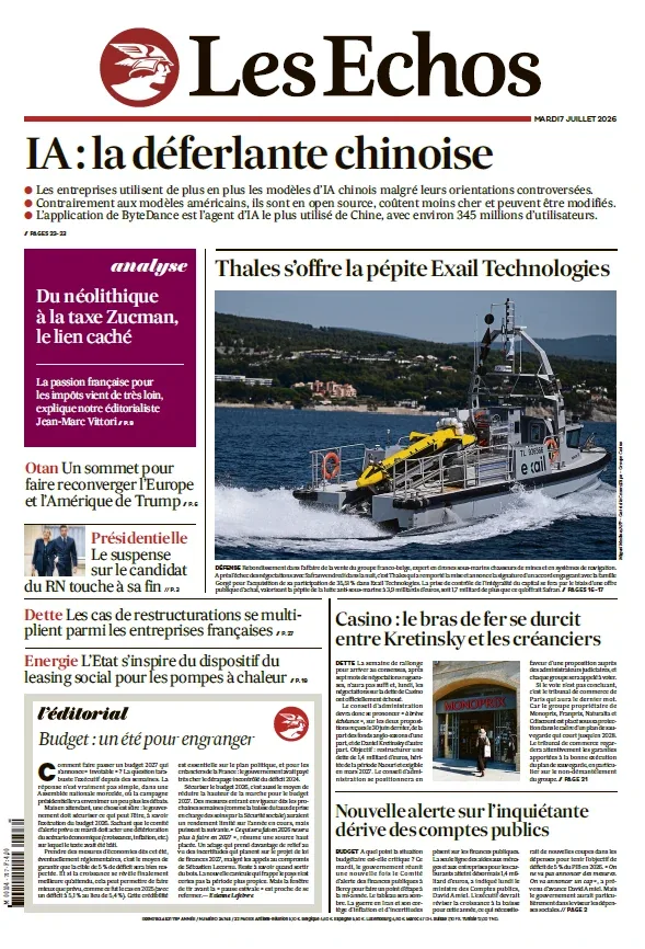 1001Ebooks - Les Échos (07 Juillet 2026) Les Échos (07 Juillet 2026)