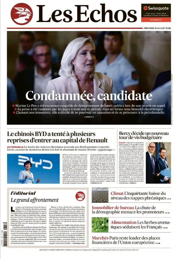 1001Ebooks - Les Échos (08 Juillet 2026) Les Échos (08 Juillet 2026)