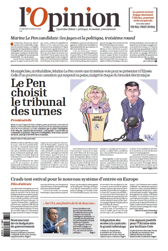 1001Ebooks - L'Opinion (08 Juillet 2026) L'Opinion (08 Juillet 2026)