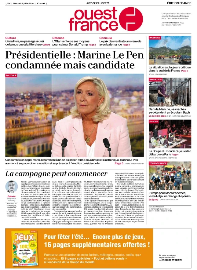 1001Ebooks - Ouest-France (08 Juillet 2026) Ouest-France (08 Juillet 2026)