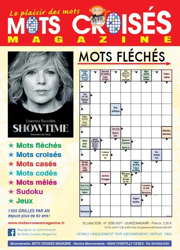 Mots Croisés Magazine N°3226-3227 (02 Juillet 2026)