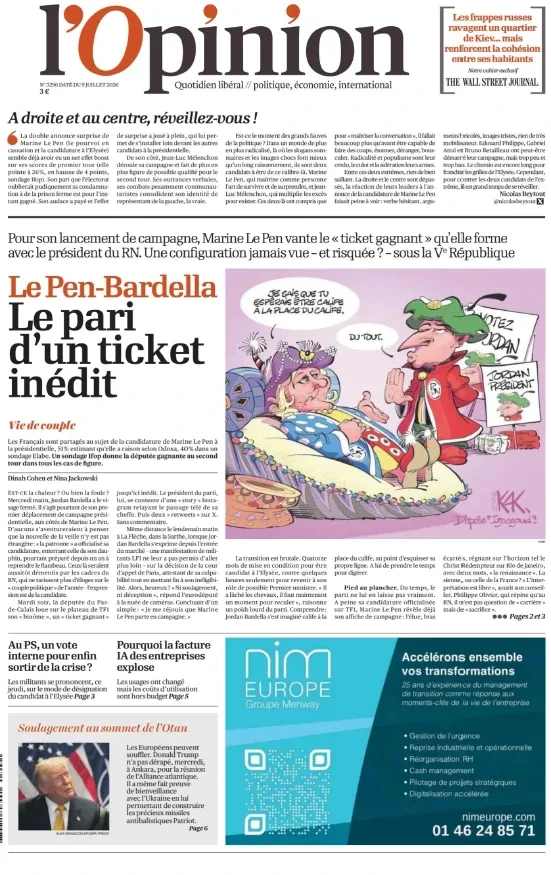 1001Ebooks - L'Opinion (09 Juillet 2026) L'Opinion (09 Juillet 2026)
