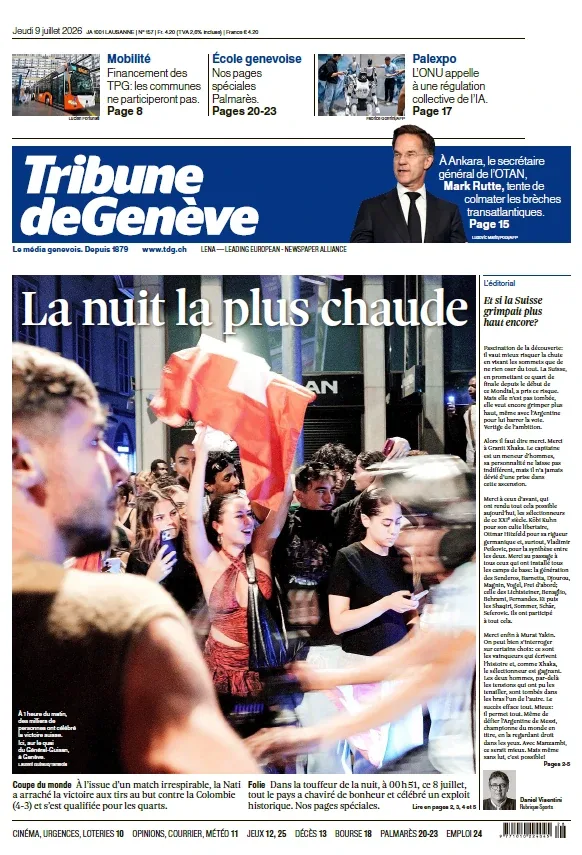 1001Ebooks - Tribune de Genève (09 Juillet 2026) Tribune de Genève (09 Juillet 2026)
