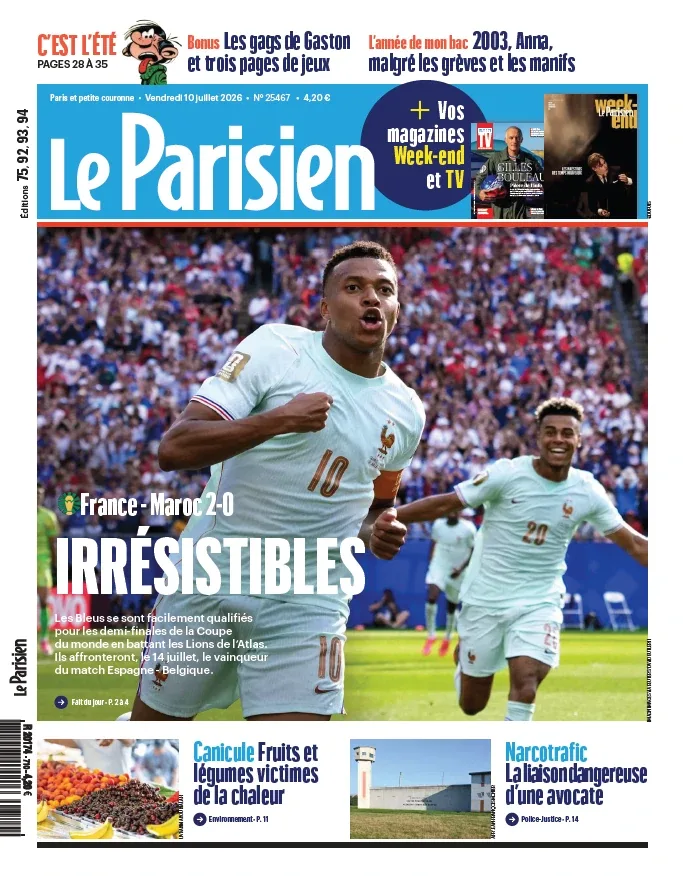 1001Ebooks - Le Parisien (10 Juillet 2026) Le Parisien (10 Juillet 2026)