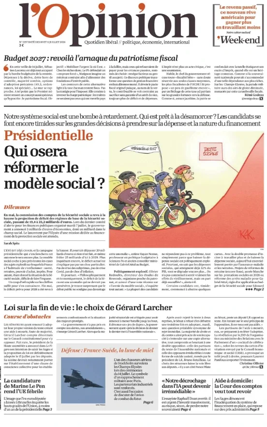 1001Ebooks - L'Opinion (10 Juillet 2026) L'Opinion (10 Juillet 2026)