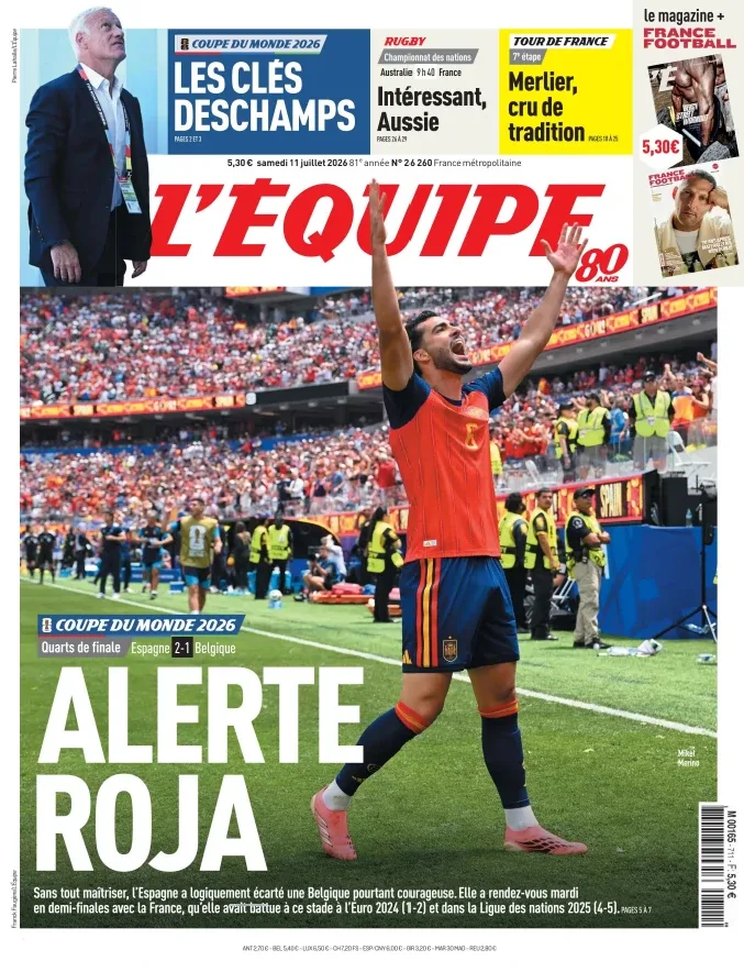 1001Ebooks - L'Équipe (11 Juillet 2026) L'Équipe (11 Juillet 2026)