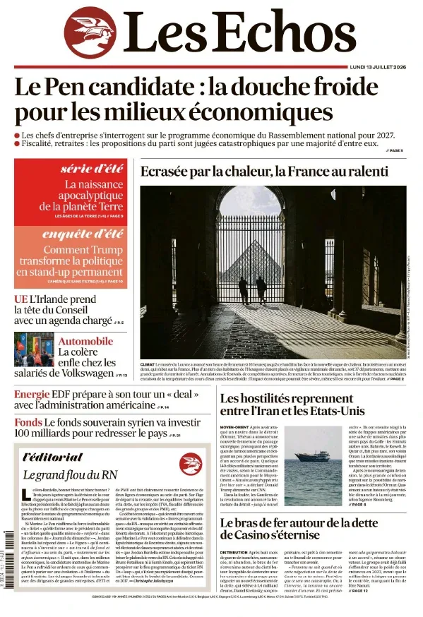 1001Ebooks - Les Échos (13 Juillet 2026) Les Échos (13 Juillet 2026)