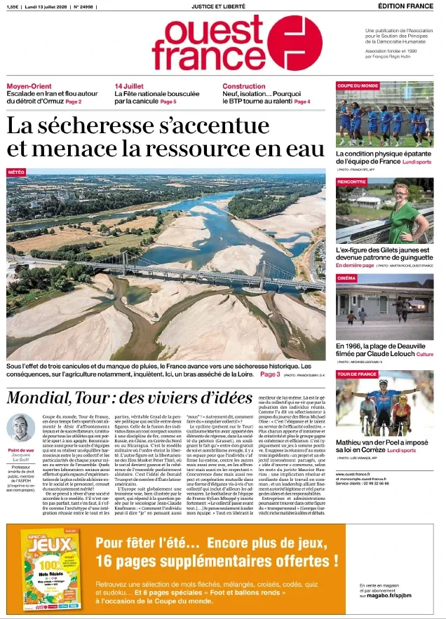 1001Ebooks - Ouest-France (13 Juillet 2026) Ouest-France (13 Juillet 2026)