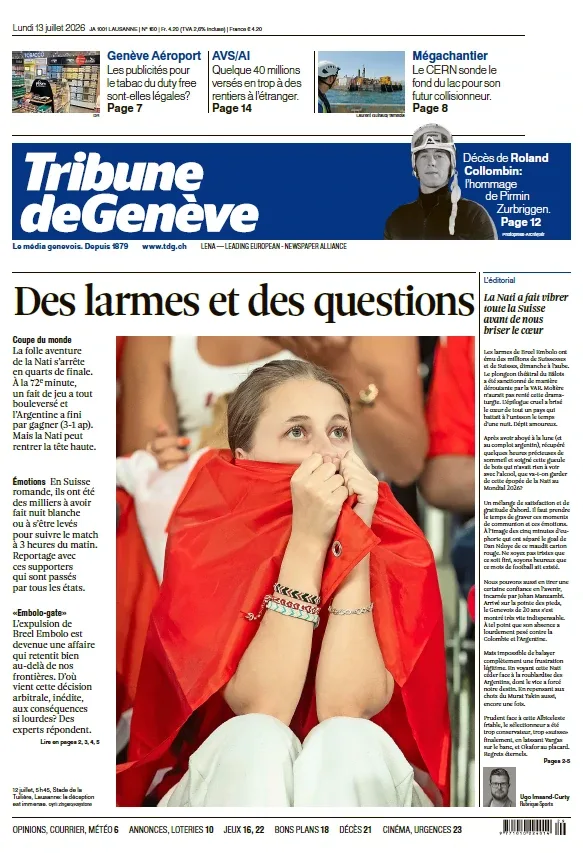 1001Ebooks - Tribune de Genève (13 Juillet 2026) Tribune de Genève (13 Juillet 2026)