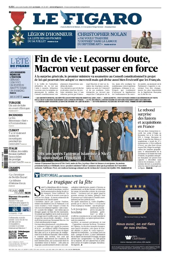 1001Ebooks - Le Figaro (15 Juillet 2026) Le Figaro (15 Juillet 2026)
