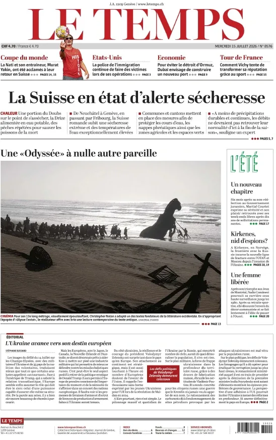 Le Temps (15 Juillet 2026)
