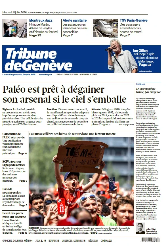 1001Ebooks - Tribune de Genève (15 Juillet 2026) Tribune de Genève (15 Juillet 2026)