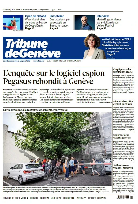 1001Ebooks - Tribune de Genève (16 Juillet 2026) Tribune de Genève (16 Juillet 2026)
