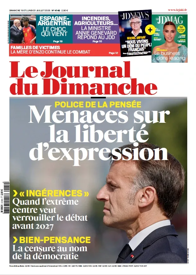 1001Ebooks - Le Journal du Dimanche (19-20 Juillet 2026) Le Journal du Dimanche (19-20 Juillet 2026)