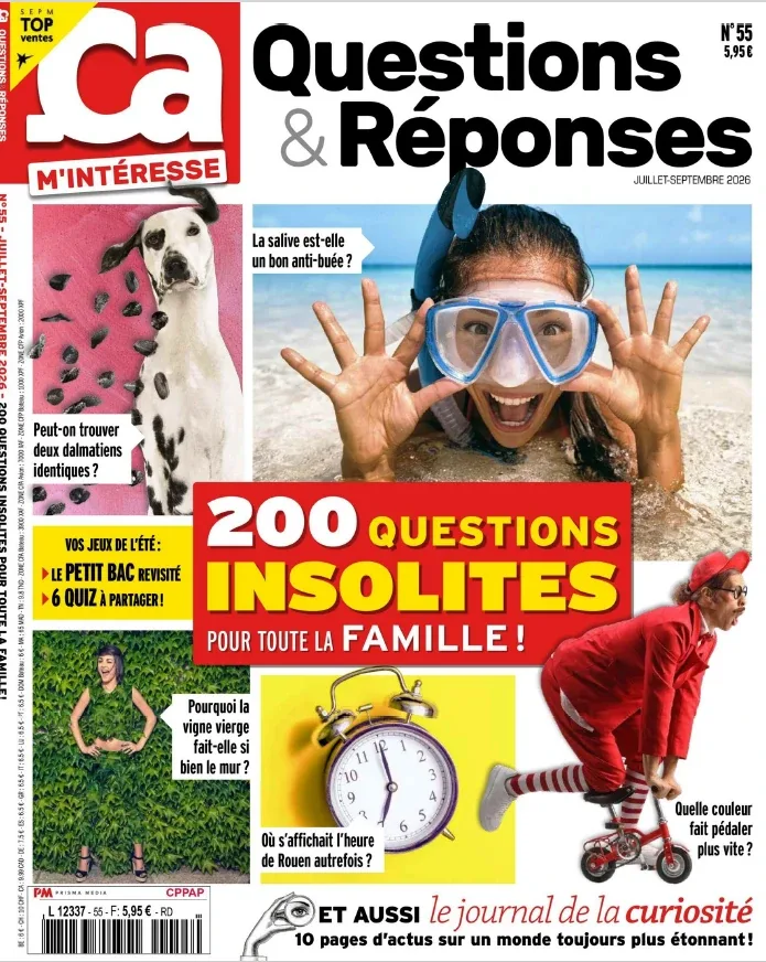 1001Ebooks - Ça M’Intéresse Questions & Réponses N°55 (Juillet-Septembre 2026) Ça M’Intéresse Questions & Réponses N°55 (Juillet-Septembre 2026)
