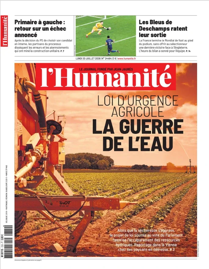 1001Ebooks - L'Humanité (20 Juillet 2026) L'Humanité (20 Juillet 2026)
