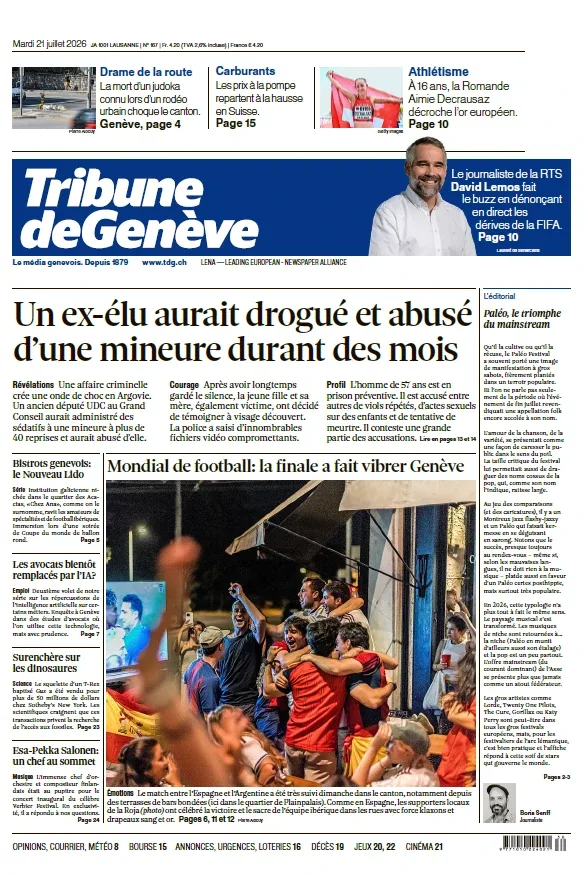 1001Ebooks - Tribune de Genève (21 Juillet 2026) Tribune de Genève (21 Juillet 2026)
