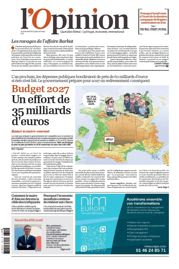 L'Opinion (23 Juillet 2026)