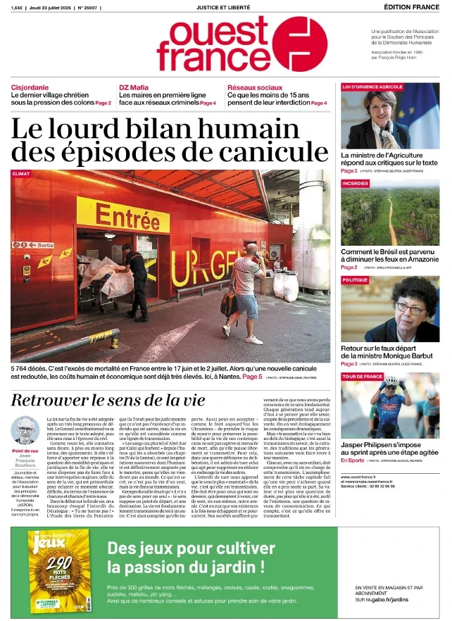 Ouest-France (23 Juillet 2026)