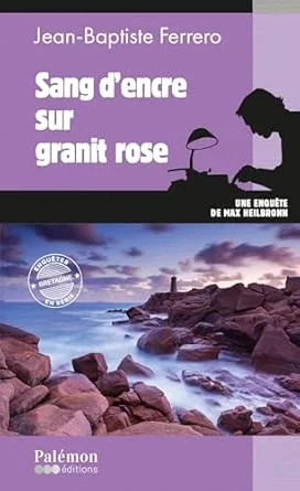 Sang d'encre sur granit rose