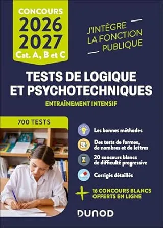 Tests de logique et psychotechniques - 2026-2027