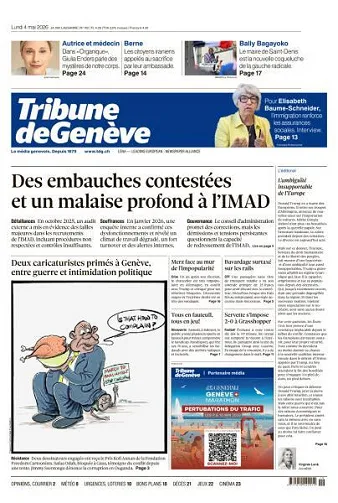 Tribune de Genève ( 4 Mai 2026 )