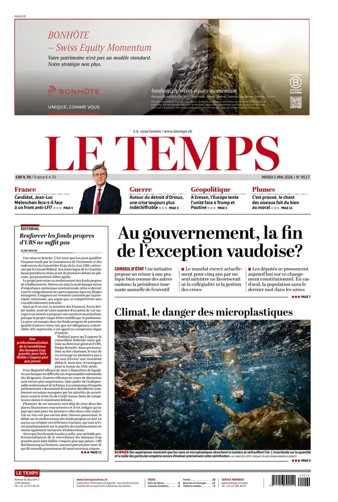 Le Temps (5 Mai 2026)