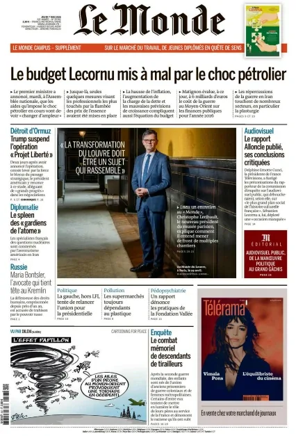 Le Monde (7 Mai 2026)