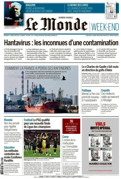 Le Monde (8-9 Mai 2026)