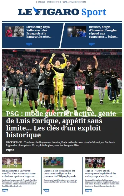 Le Figaro Sport (8 Mai 2026)