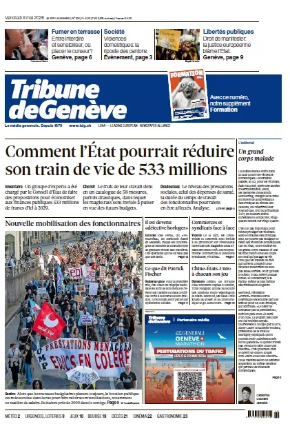 Tribune de Genève (8 Mai 2026)