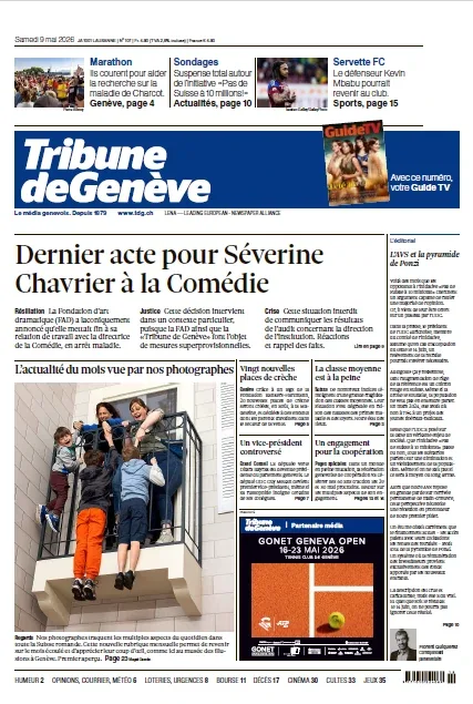 Tribune de Genève (9 Mai 2026)