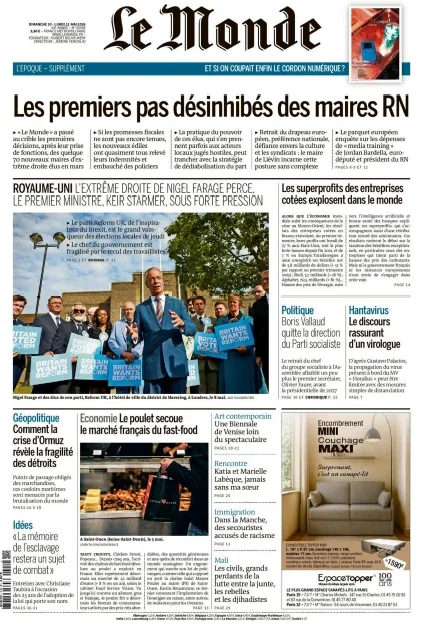 Le Monde (10 Mai 2026)