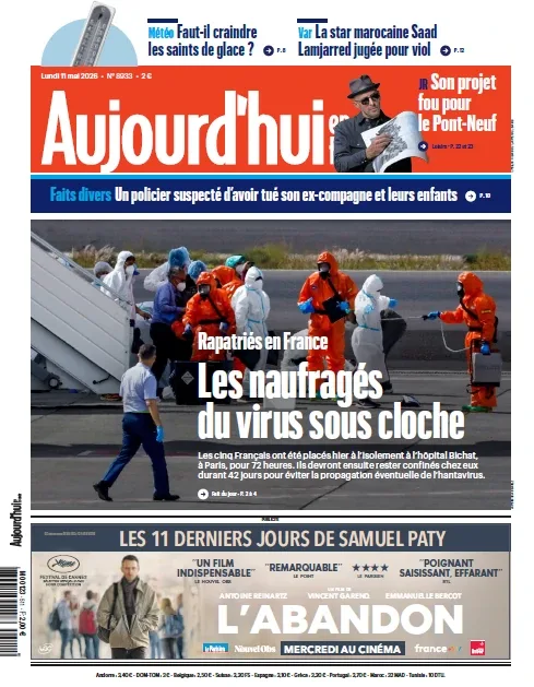Aujourd’hui en France (11 Mai 2026)