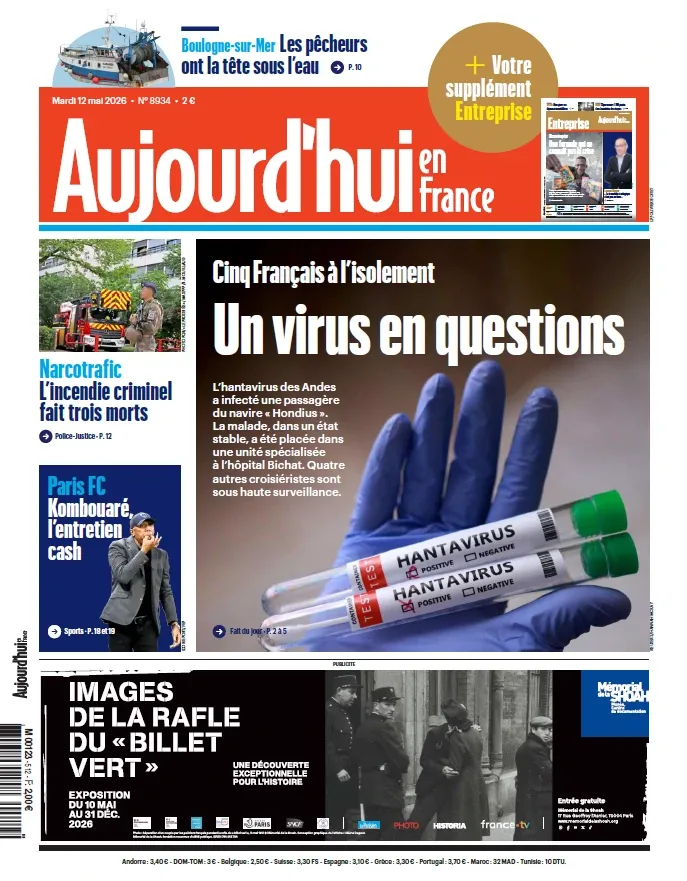 Aujourd’hui en France (12 Mai 2026)