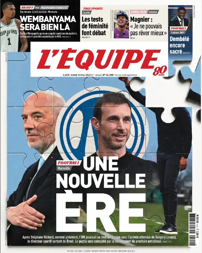 L’Équipe (12 Mai 2026)