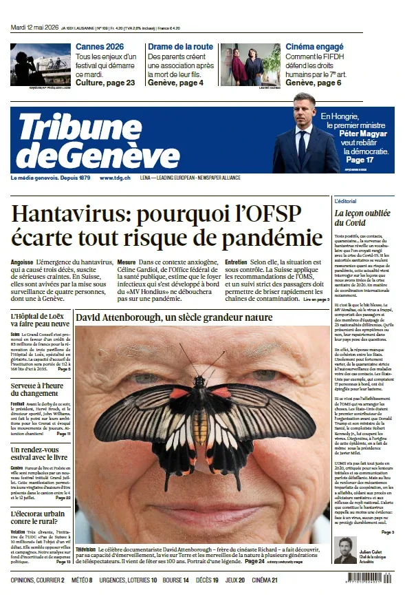 Tribune de Genève (12 Mai 2026)