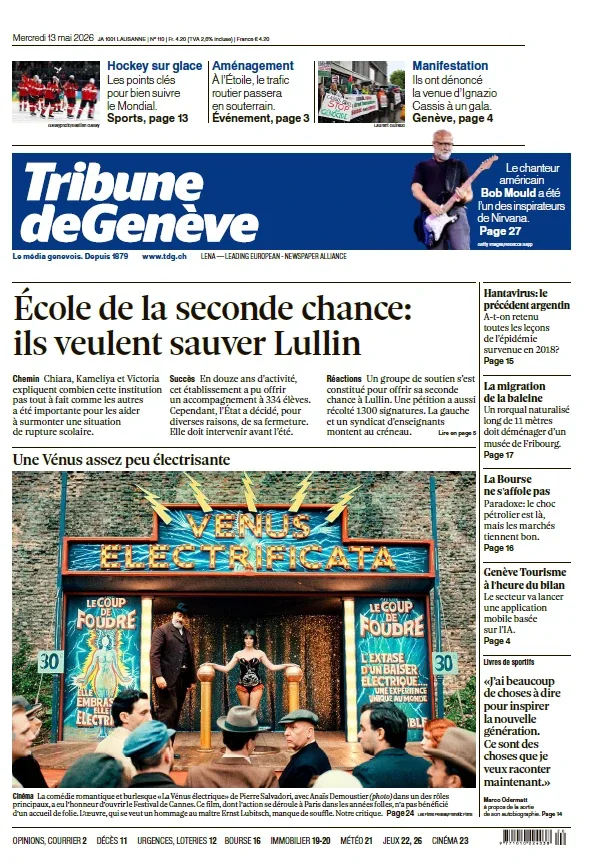 Tribune de Genève (13 Mai 2026)
