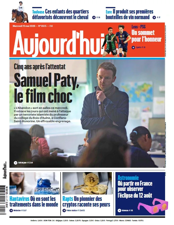 Aujourd’hui en France (13 Mai 2026)