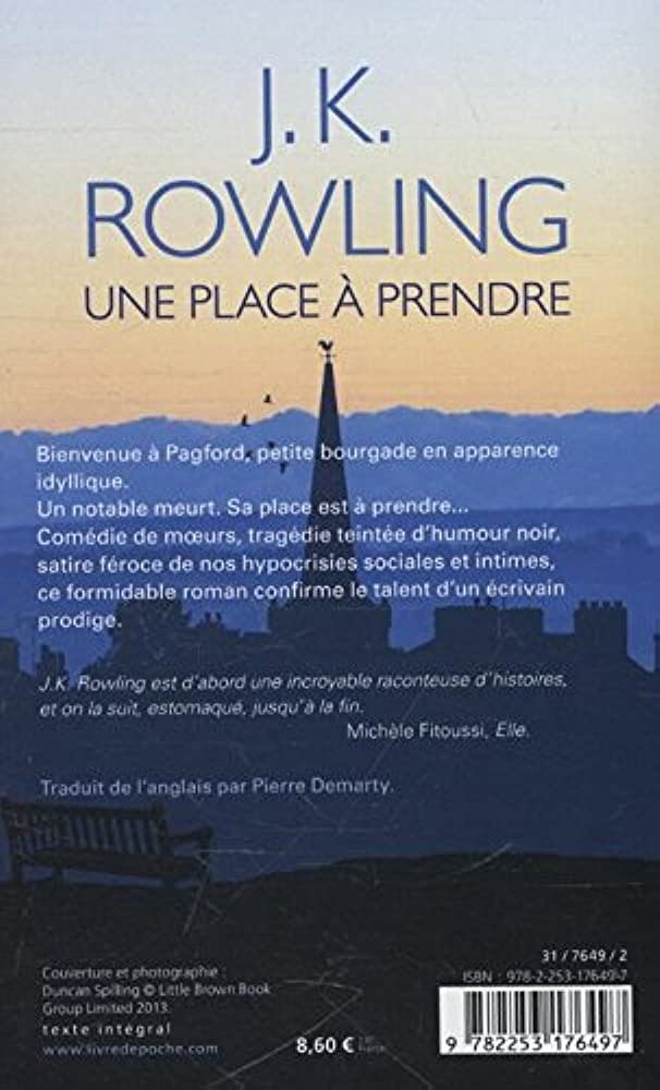 Une place à prendre