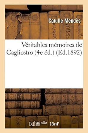 Véritables mémoires de Cagliostro