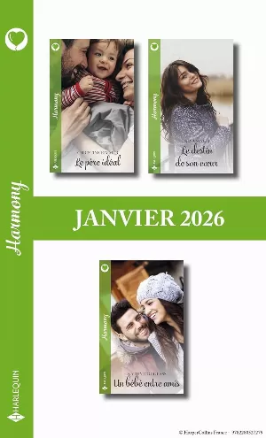 Pack mensuel Harmony: 3 romans (Janvier)